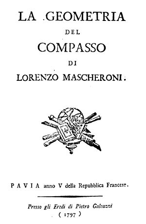 Archivo:Mascheroni - Geometria del compasso, anno V della Repubblica francese 1797 - 1415055