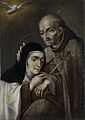 Melchor Pérez Holguín - Saint Peter of Alcántara and Saint Teresa - A1837 - Hispanic Society of America