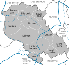 Municipalities in COE.svg