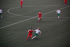 Archivo:North Korea-Pyongyang-Kim Il-Sung Stadium-Football game with Turkmenistan-01