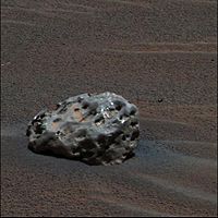 Primer meteorito hallado fuera de la Tierra