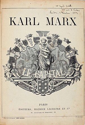 Archivo:Première édition française du Capital - page de titre