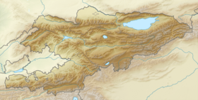 Issyk-Kul ubicada en Kirguistán