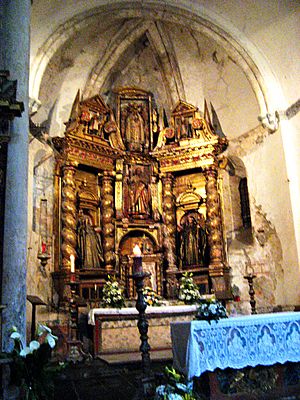 Archivo:Retablo Mayor Iglesia Monasterio de San Pedro de Montes