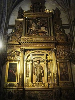 Archivo:Retablo de la capilla de Santiago. Catedral de Segovia