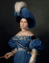 Archivo:Retrato de María Cristina de Borbón de Dos Sicilias