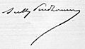 Signature Sully Prudhomme