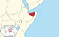 Somaliland in its region (de-facto)
