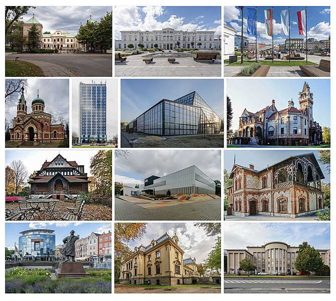 Sosnowiec collage v. 2024