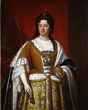 Archivo:Studio of Kneller - Portrait of Queen Anne