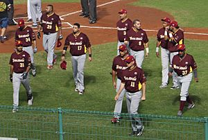 Archivo:Venezuela national baseball team on November 7, 2015