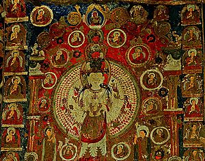 Archivo:1000 armed Avalokiteshvara at Saspol cave DSCN7053 1