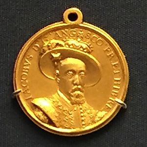 Archivo:1604 medal James I England peace with Spain