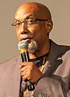 Ajamu Baraka at Oct 2016 Berkeley rally for Jill Stein - 4 (cropped) (cropped)
