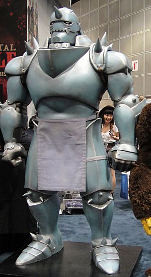 Archivo:Anime Expo 2011 - Alphonse Elric statue