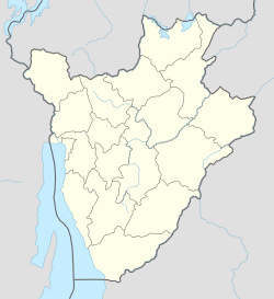 Guitega ubicada en Burundi