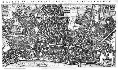 Archivo:City of London Ogilby and Morgan's Map of 1677