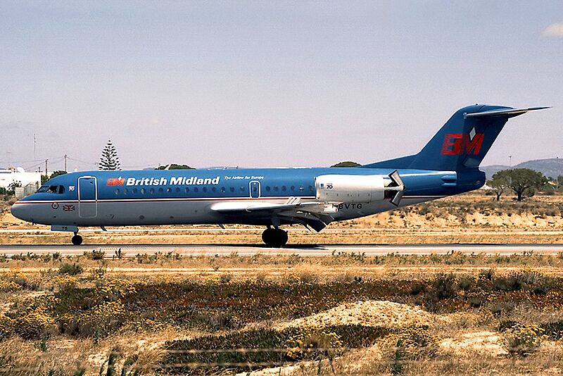 Fokker 70, British Midland JP5954024