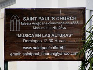 Archivo:Iglesia anglicana Valpo f2 placa