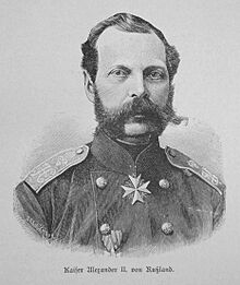 Archivo:Kaiser Alexander II. von Rußland