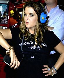 Lisa Marie Presley at car race (cropped2).jpg