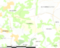 Map commune FR insee code 33083