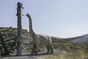 Archivo:Modelo de un sauropodomorfo, yacimiento Árbol de Igea, Igea, La Rioja, España, 2021-08-31, DD 28
