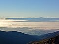 Nieblas matinales en el valle del Tiétar