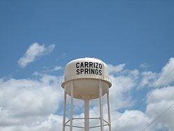 Revised Carrizo Springs, TX, Water Tower IMG 0447.JPG