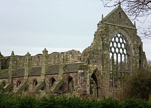 Archivo:Ruins of Holyrood Abbey, Edinburgh