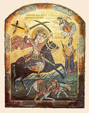 Archivo:Saint Mercurius killing Iulian