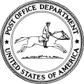 Seal of the United States Department of the Post Office