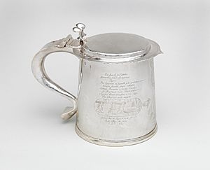 Archivo:Tankard engraved with scenes depicting the Fire of London and the Great Plague MET DP267096
