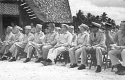 Archivo:The High Command Assembled on Guadalcanal in 1943