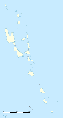 Port Vila ubicada en Vanuatu