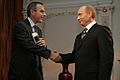 Vladimir Putin with Matt Lauder