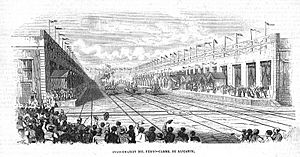Archivo:1858-06-15, El Museo Universal, Inauguración del ferro-carril de Alicante