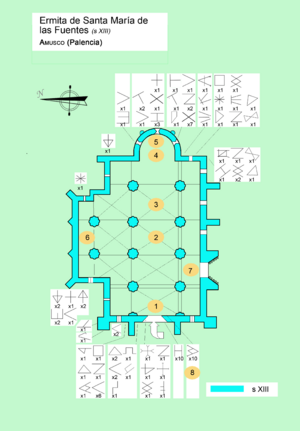 Archivo:Amusco (Palencia) Sta. Mª de las Fuentes 1 Planta
