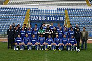 Archivo:CS Pandurii Târgu Jiu Team - November 2006