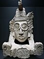 Cabeza de K'inich Yax K'uk Mo', rey maya (British Museum)
