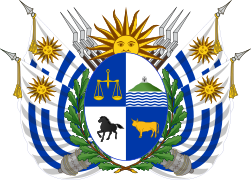 Coat of arms of Uruguay (1829-1908)