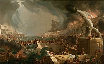 Archivo:Cole Thomas The Course of Empire Destruction 1836