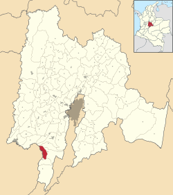 Pandi ubicada en Cundinamarca