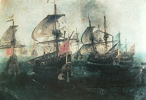 Combate Naval en el Estrecho de Gibraltar, Segunda Vista.jpg