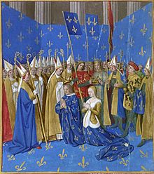 Coronation of Louis VIII and Blanche of Castile 1223.jpg