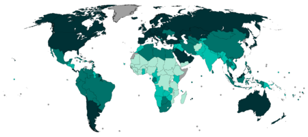 Archivo:Countries by Human Development Index category (2020)