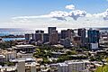 Downtown Honolulu from Pūowaina (Punchbowl Crater)