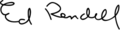Ed Rendell Signature
