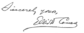 Elliott Coues signature