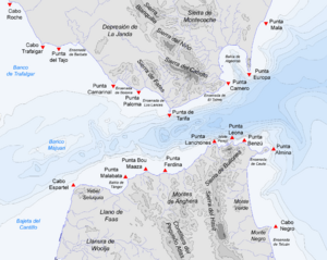 Archivo:Estrecho de Gibraltar mapa topográfico